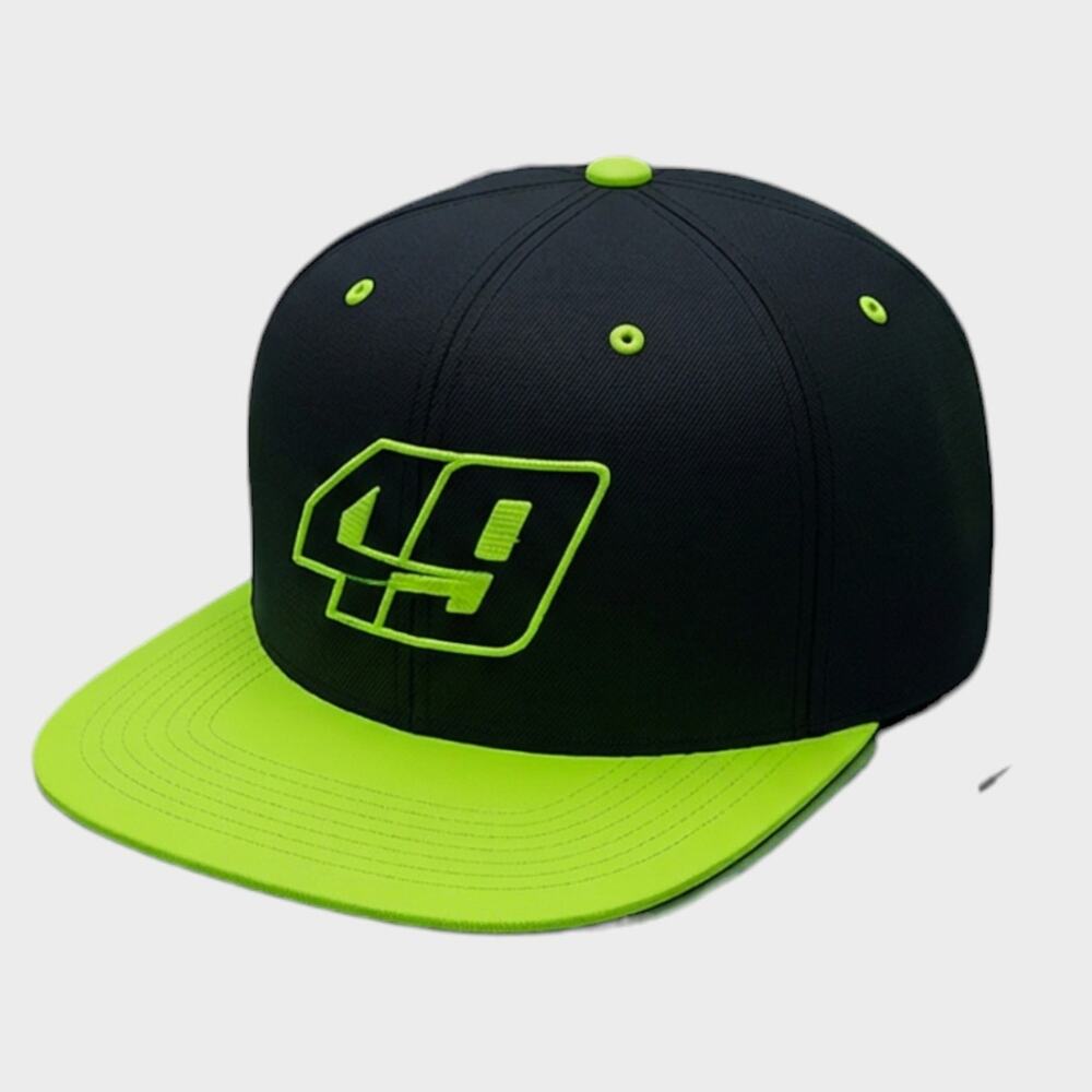 The Classics Yupoong Acrylic Wool Signed Brad Sweet Hat Racing #49 Snap Back